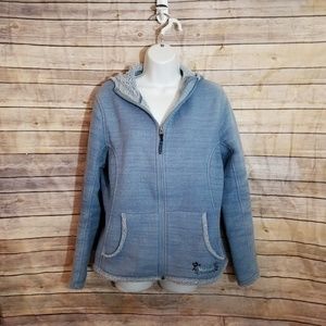 Marmot hooded jacket xl blue